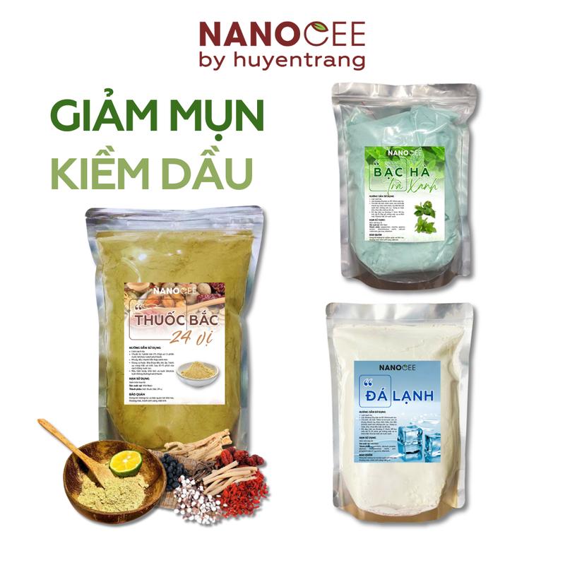  Bột Mặt Nạ Thiên Nhiên Dành Cho Mặt Mụn: Bạc Hà Yến Mạch Nghệ Hạt Ngũ Hoa Cám Gạo Lá Neem Khổ Qua Đất Sét Skincare Mask Dưỡng Ẩm Da Làm Đẹp Da 
