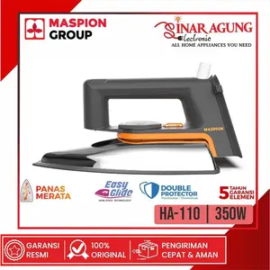 MASPION HA110 / HA-110 SETRIKA LISTRIK KERING - GARANSI RESMI