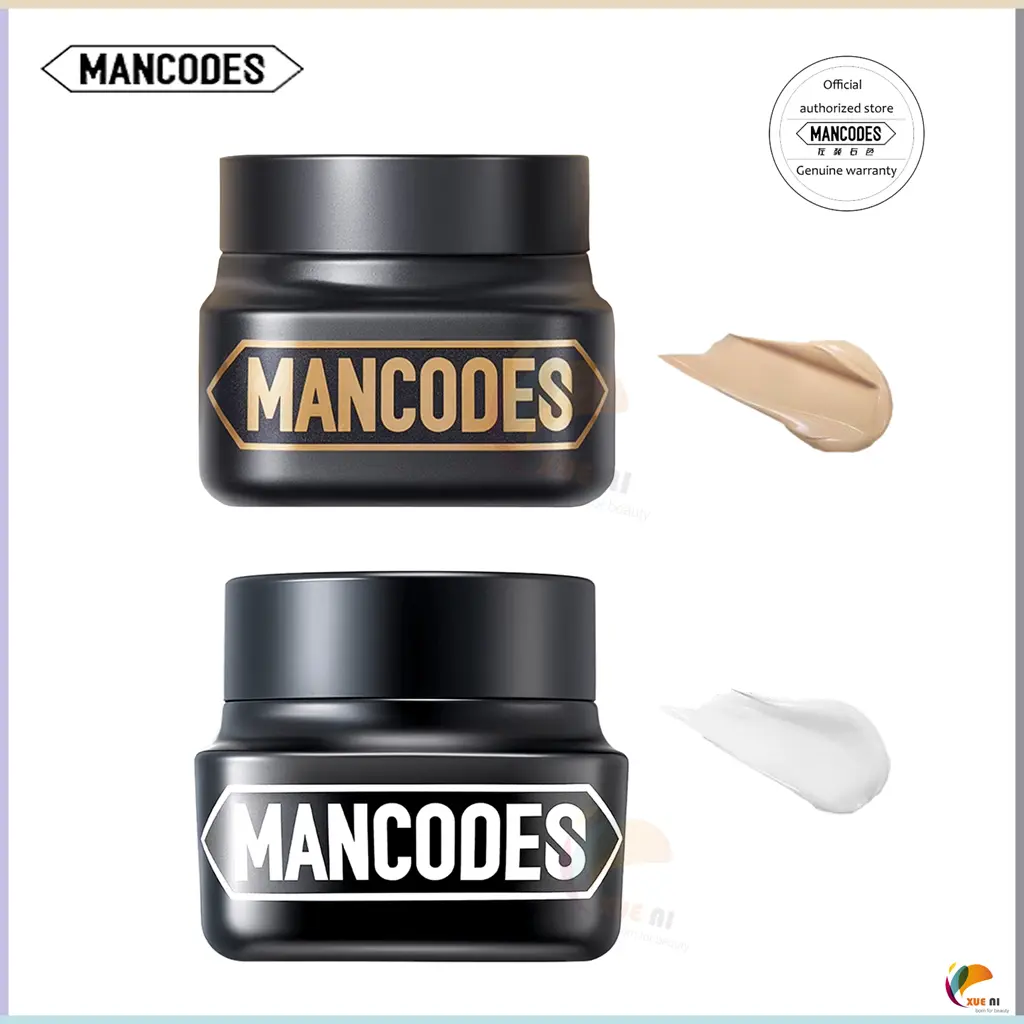 Kem Tone Da, MANCODES Thật, Kem Trang Điểm Nam, Kem Dưỡng Da Mặt, Kem BB, Không Thấm Nước, Với Axit Hyaluronic, Dưỡng Ẩm, Che Khuyết Điểm, 50g