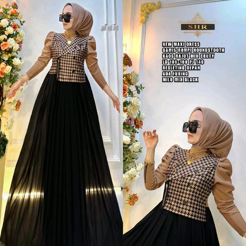 Kode eta 18 gamis rompi kekinan original SHR 3