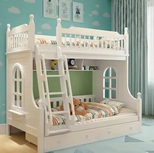 Tempat Tidur Tingkat Kayu Minimalis Murah Anak Laki-laki dan Perempuan