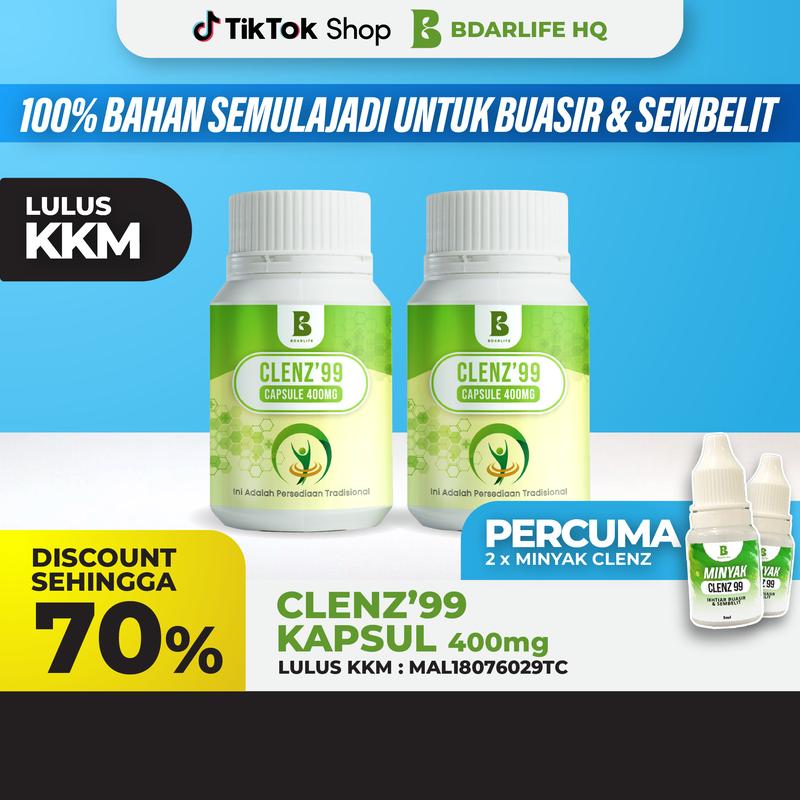 2 botol Clenz99 Ikhtiar Membantu Masalah Sembelit dan Buasir - TikTok ...