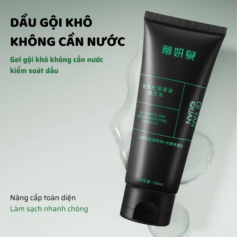   DẦU GỘI KHÔ DẠNG GEL  Dùng Cho Nam Và Nữ Gel Gội Khô Không Cần Xả Kiểm Soát Dầu Loại Bỏ Tóc Bết Dầu Làm Mượt Tóc Tạo Độ Phồng Dùng Được Cho Cả Nam Và Nữ 