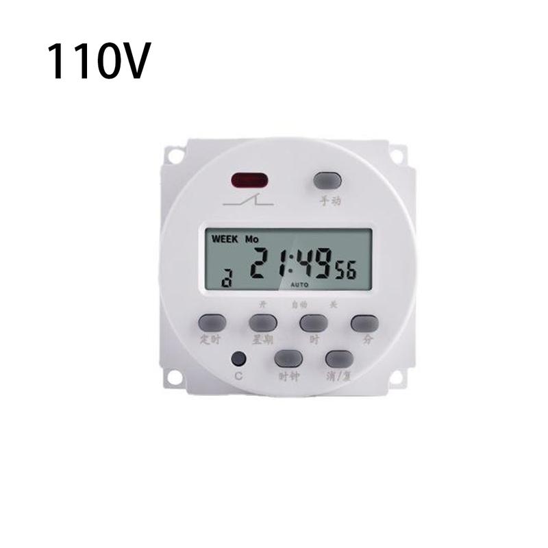 Time Switch Digital Weekly Programmable Adjustable Advertising Box Lamp Timer Light Relay Electronic Rechargeable Charger 2