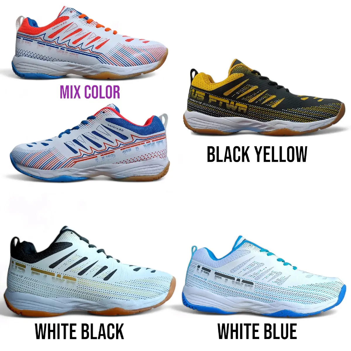 Centro 1.0 Sepatu Badminton Sepatu Bulutangkis Anti Slip Anti Licin Berdecit