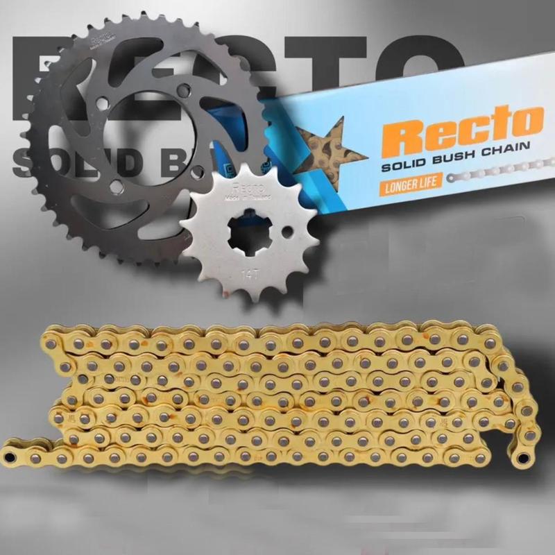 Bộ Nhông Sên Dĩa Recto Phụ Tùng 9ly Vàng