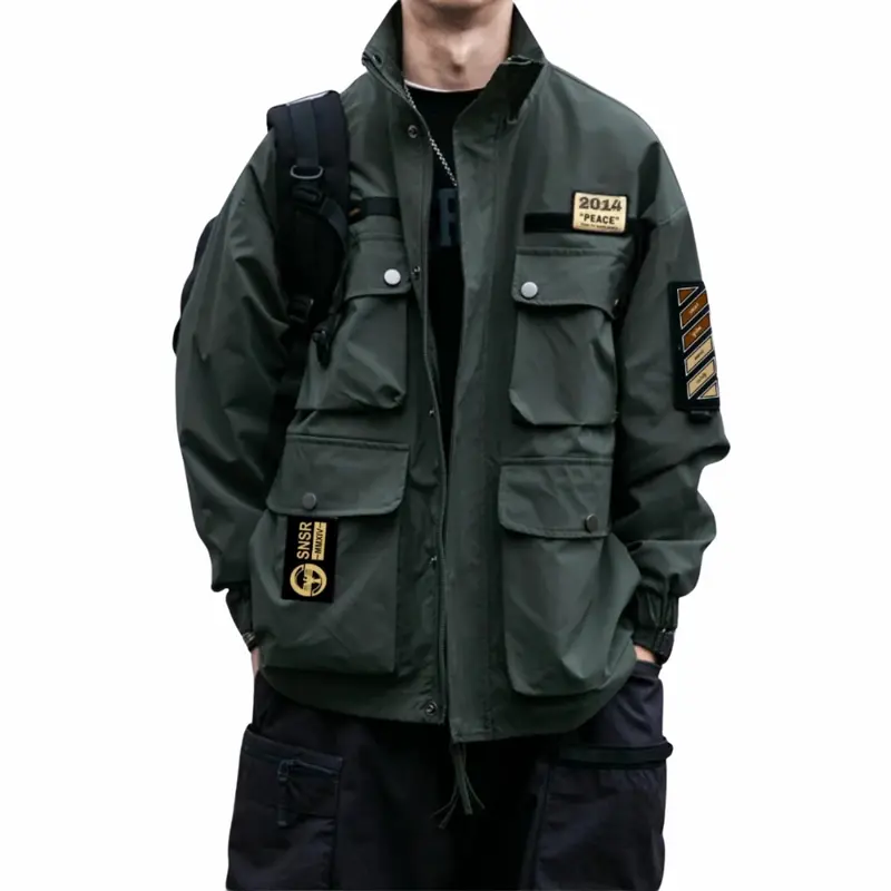 Jaket Parka Civir War Two Mat Taslan Waterproof Outdoor Pria Dewasa Nyaman Panjang Keren Kekinian 5