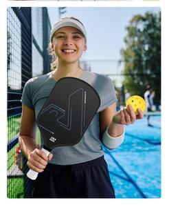 Set Raket Pickleball Paddle Fiber Karbon T700 dengan 7 Raket, Bola dan Beg, Peralatan Pickle-Ball yang Diluluskan Usapa dengan Aksesori, Set Raket Pickleball Grafit Fiberglass untuk Lelaki, Wanita, Kanak-kanak, dan Dewasa