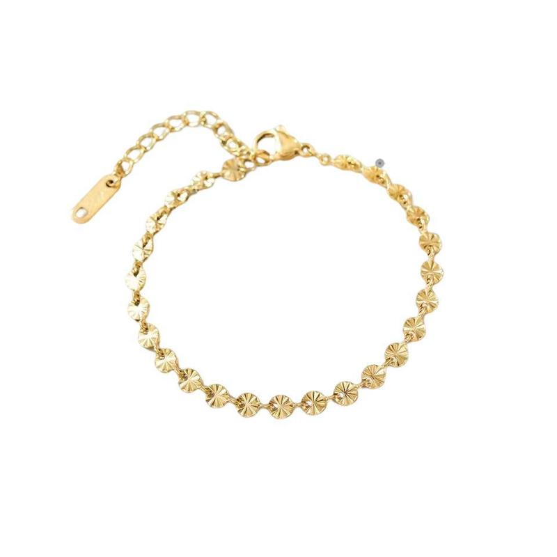 Product Introduction of Vòng Cổ Thép Titan Dập Nổi Cho Nữ, Tấm Tròn Mới, Thời Trang, Sang Trọng Giá Cả Phải Chăng, Dây Chuyền Cổ Áo Đơn Giản Và Không Màu, Mùa Hè 2023 5