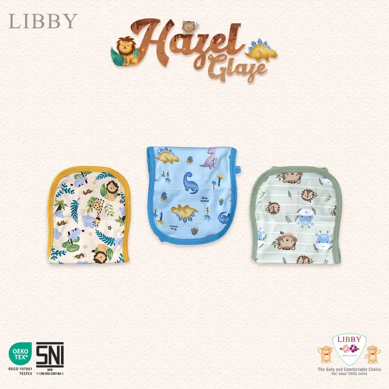 LIBBY Popok Tali Motif Unisex (1 pcs/pack) |  Zany TreeTops | Hazel Glaze | Lively Vibes | Camp Venture | Playtime Stories | Glowy Pals | Forest Mingle 4