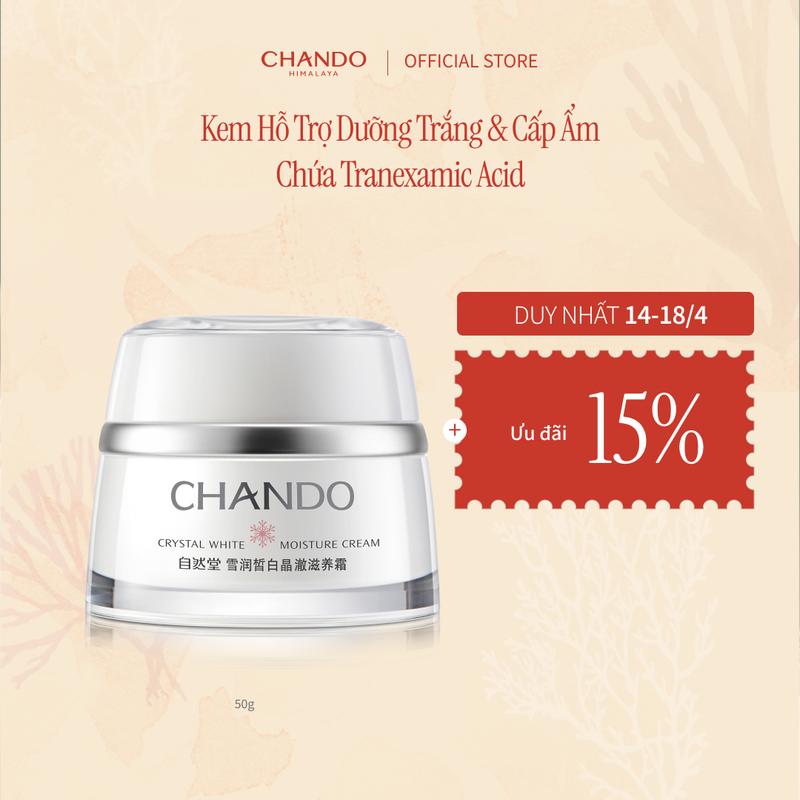 Kem Hỗ Trợ Dưỡng Trắng & Cấp Ẩm CHANDO Himalaya 50g Chứa Tranexamic Acid Hàng Chính Hãng