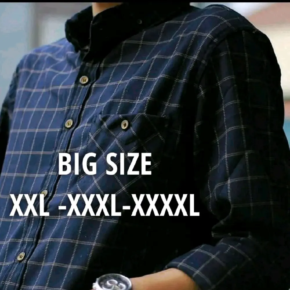 Kemeja jumbo Lengan Panjang/XXL-XXXL-XXXXL/Kemeja Distro Terbaru Motif Best seller Terlaris bisa COD