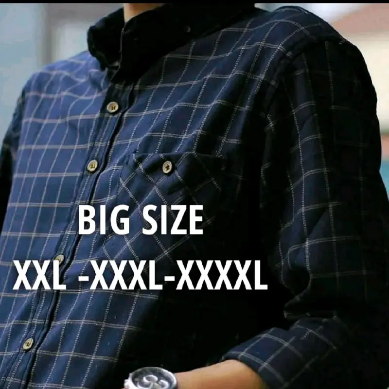 Kemeja jumbo Lengan Panjang/XXL-XXXL-XXXXL/Kemeja Distro Terbaru Motif Best seller Terlaris bisa COD 0