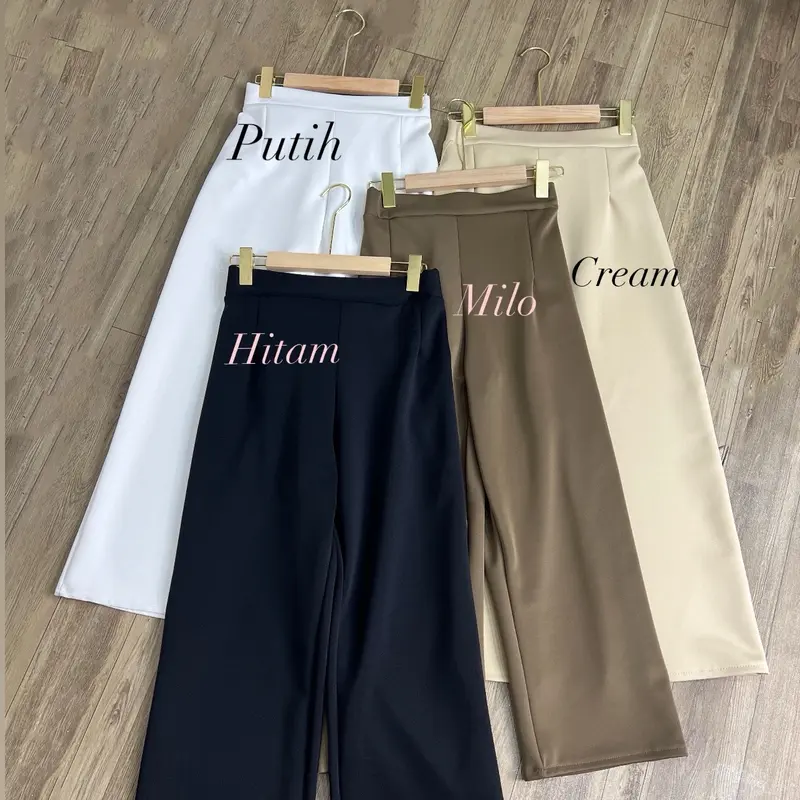 penelope one set celana setelan wanita katun + Gratis jilbab 3