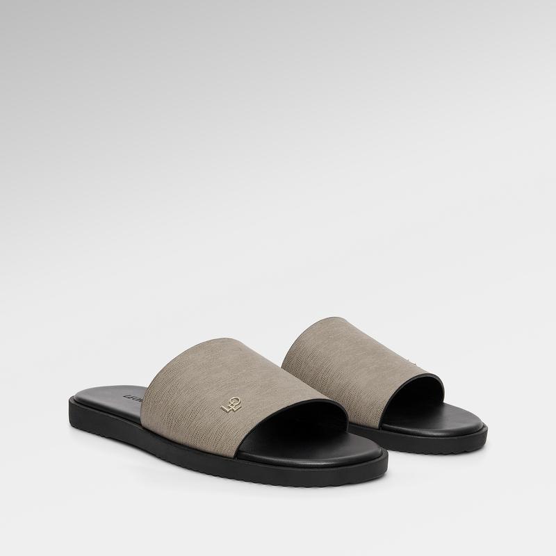 Dép Da Cao Cấp David Chất Liệu Da Sít Bền Bỉ Thương Hiệu LEONARDO