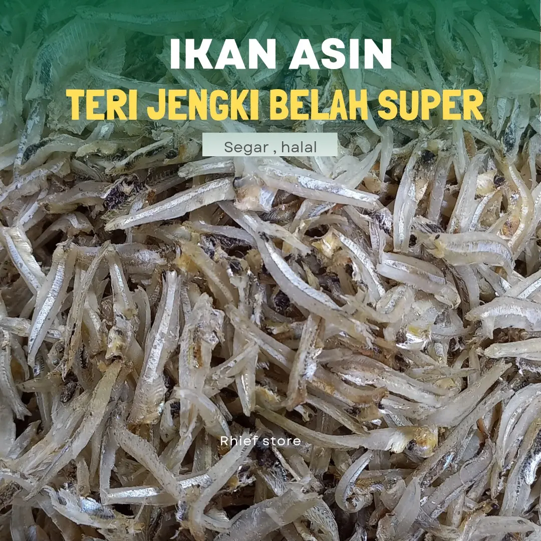 teri jengki belah super ikan asin terbaik dan termurah beseller Food