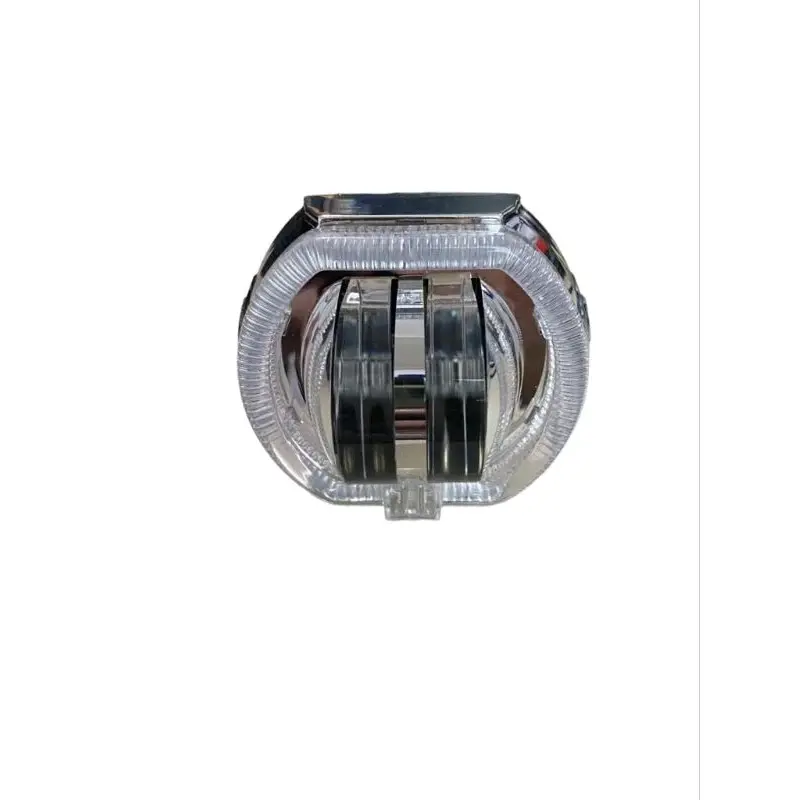 Lampu Tembak Sorot Depan LED Daymaker Biled 2 Mata 12 - 24 Volt Shroud Crystal 2 Warna Truk Bus Tronton Canter Fuso AE 8D Hi Lo High Low Jauh Dekat 3 Mode Strobo Kedip Flash Running Angel Eye Truck Bis Alat Berat Demon Eyes Angle Projie Utama Putih Kuning 8