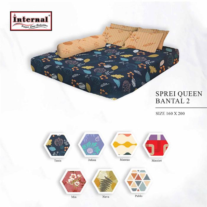 Gambar Flash Sale - Sprei Internal Queen B2 160x200 Tinggi 25cm  Bantal 2 Guling 2 dari Otamart Kota Bandung Tokopedia