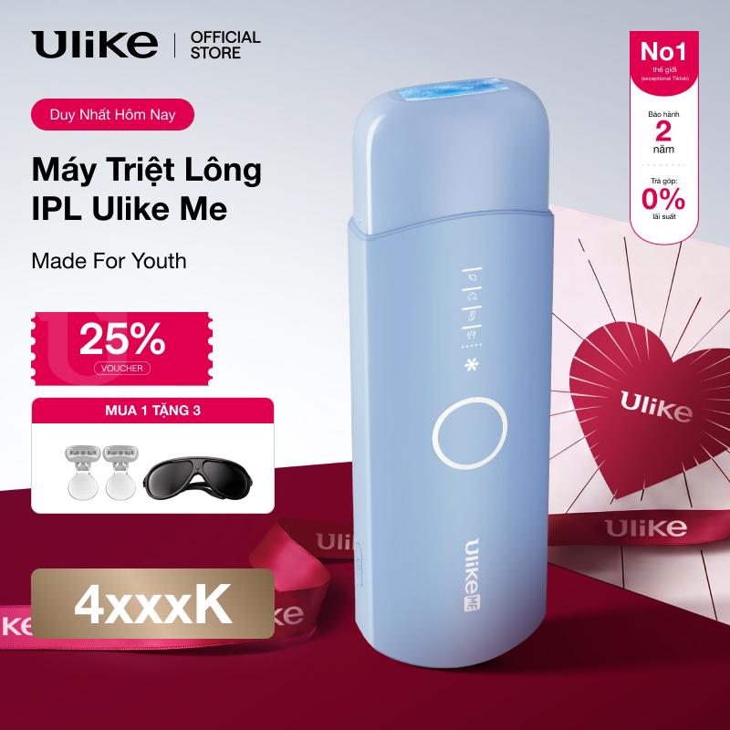 Máy triệt lông Ulike ME công nghệ làm mát Ice Cooling IPL Sapphire Xanh thiên…
