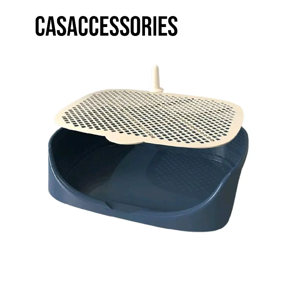Tempat Pipis Anjing Kucing Pet Training Potty Tray Detachable - BB-40 - Blue - Casaccessories