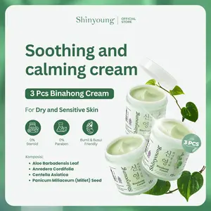 (3pcs) Shinyoung binahong Cream 15g - Melembabkan Kulit Kering dan Sensitif | No Steroid | Menenangkan Kulit Sensitif