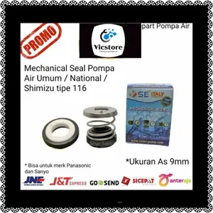 Mechanical seal original San Ei pompa air shimizu ps 116 sil gp panasonic 125 129 ga sanyo 136 137 138