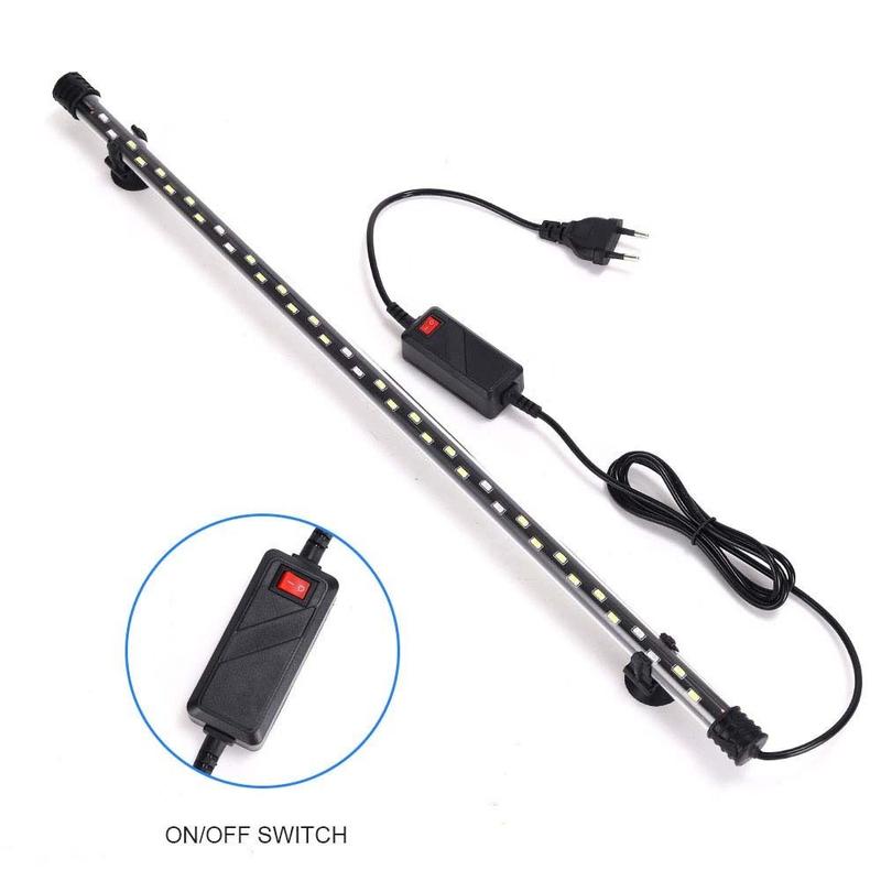 Đèn LED chiếu sáng, PET HOTLE, Chống thấm nước, Phích cắm EU / US, Đèn màu, Thích hợp cho nước ngọt và nước dưới biển, Trang trí, Cây thủy sinh phát triển, Đèn bể cá, Đèn LED bể cá, Đèn bể cá 4