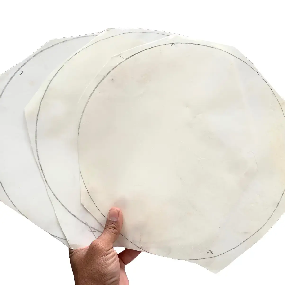Kulit Dut Putih Rata Ketipung 30cm 32cm 36cm