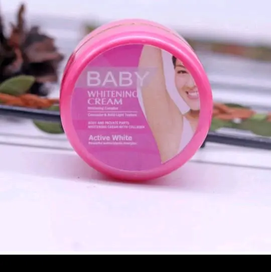 PAKET 5(isi 5 pcs)Baby Whitening Cream Pemutih badan, ketiak, leher dan bagian tubuh lainnya, Lotion Tubuh memutihkan 1