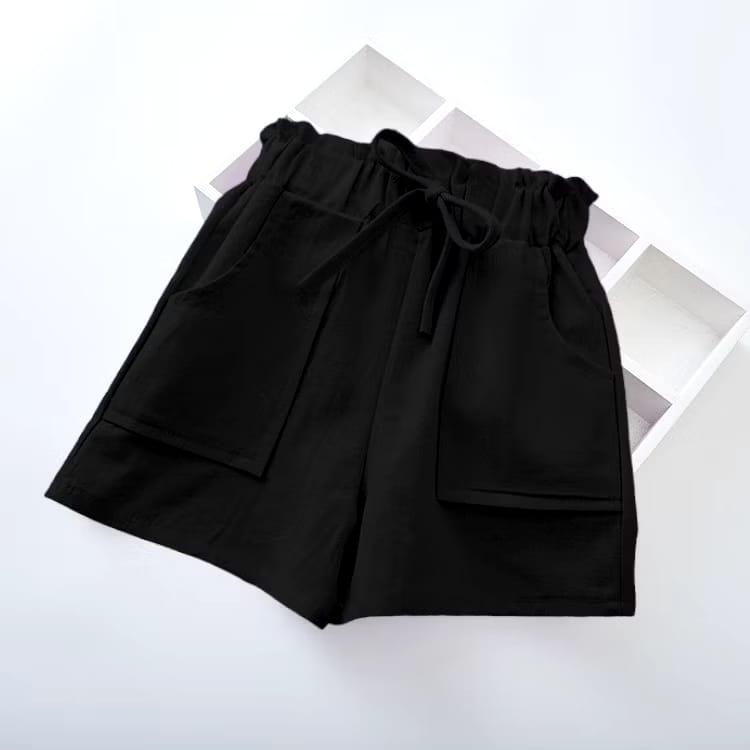 Celana Pendek Anak Cewek Usia 1 2 3 4 5 6 7 8 9 10 11 12 Tahun bahan drill katun variasi Pita Fashion 1