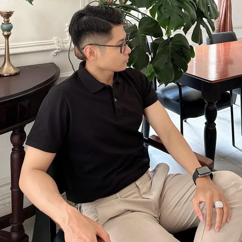 [ VẢI MỚI DẦY - ĐẸP ] Áo Thun PoLo Vải Cotton Cao Cấp Lalahouse 30 Màu New 2025 Nam Ngắn Tay Menswear Shirt