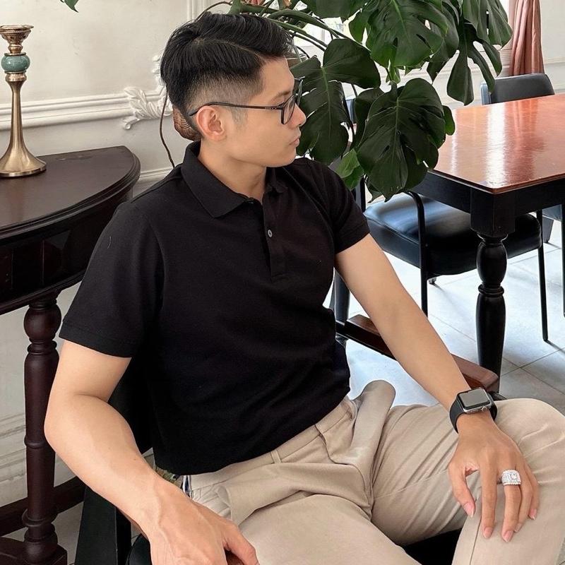 [ VẢI MỚI DẦY - ĐẸP ] Áo Thun PoLo Vải Cotton Cao Cấp Lalahouse 20 Màu New 2024 Nam Ngắn Tay Menswear Shirt