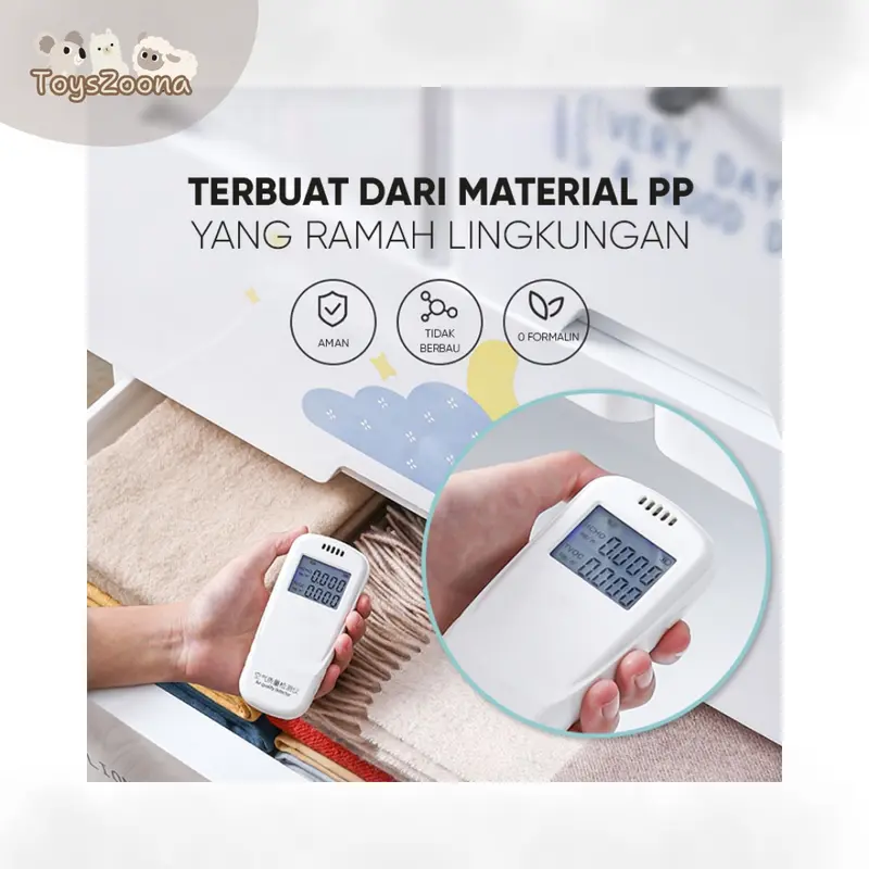 ToysZoona Lemari Plastik Pakaian Laci Susun Plastik Rak Susun Penyimpanan Lemari Pakaian Plastik Furniture 6