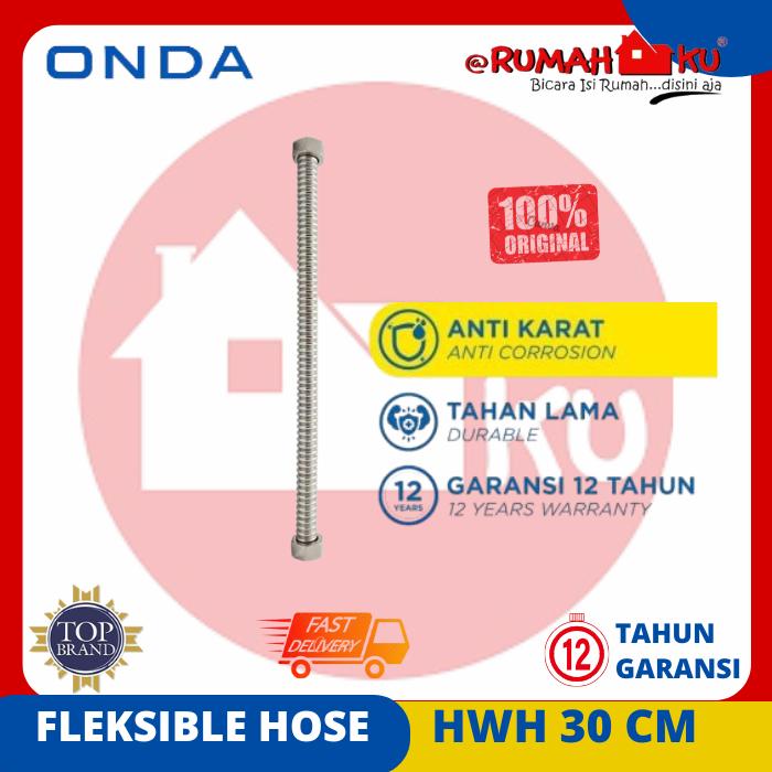 Gambar ONDA Hot Water Flexible Hose/Selang Fleksibel Air Panas 1/2"x1/2" 30cm dari RUMAHKU OFFICIAL Kota Administrasi Jakarta Barat Tokopedia