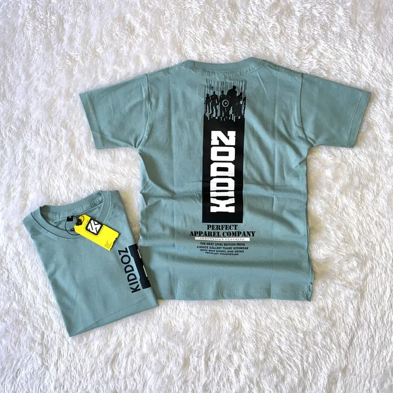 Setelan Jeans Pendek Anak Dan Kaos Distro Bahan Katun Usia 3-12 Tahun Sage Pakaian Fashion - Motif Baju 2