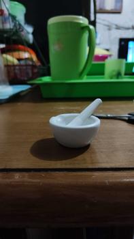 Product Review of (6cm) Alat Penumbuk Obat ONEHEALTH Mortar Ukuran Diameter 6cm Mortar With Pestles Packing DIJAMIN Aman from U**M 0