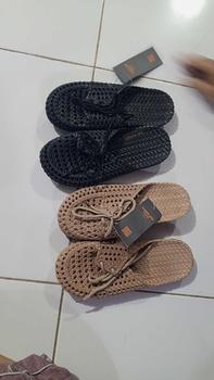 Product Review of [YESPLUS] PY132 Sandal Selop Wanita Flat Jelly Import Fashion Model Tali Rajut Terbaru from h**a 1