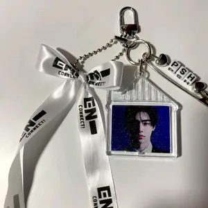 KEYCHAIN HOME ENHYPEN unoff/fanmade Merchandise dengan Desain Rumah dan Rantai Cantik untuk Penggemar kpop