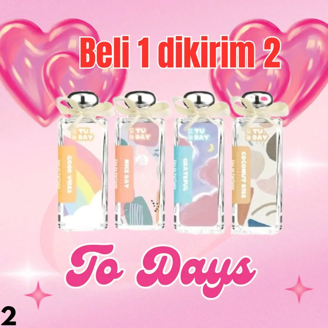 (COD) Buy 1 Get 2 Parfum wanita Todays wangi tahan lama soft feminim