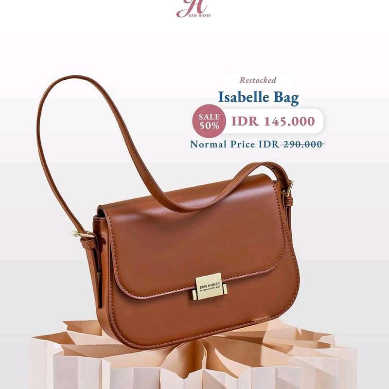 JIMS HONEY ISABELLE BAG TAS SELEMPANG WANITA JIMSHONEY SHOULDER BAG FREE 2 TALI 2