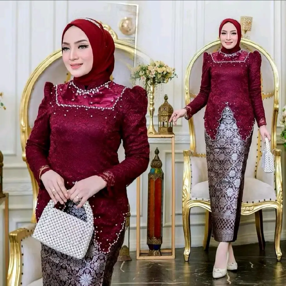 Set Burgundy(Hijab)