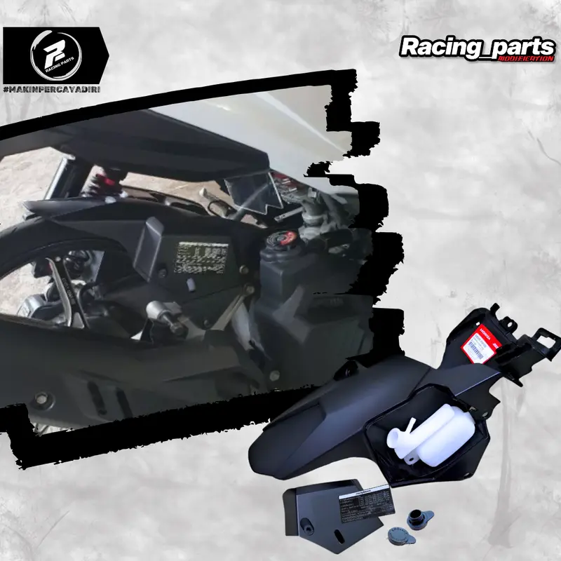 Hugger Vario 125 & Vario 150 New Airblade Spakboard Kolong Asli Vietnam Model Pendek Perlindungan Gaya Motor Bergaransi 3