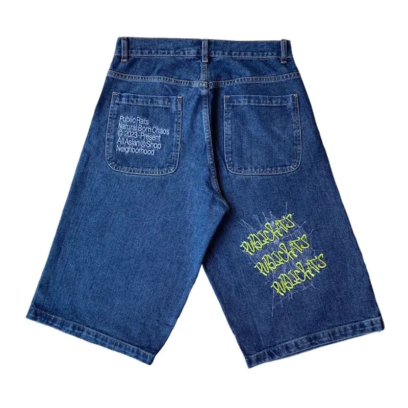 CELANA SHORT PANTS BAGGIE JEANS PUBLIC RATS - Y2K JNCO STYLE
