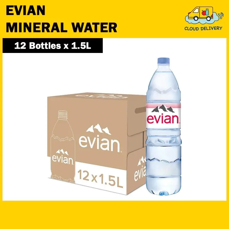 Evian Mineral Water (12 x 1.5L)