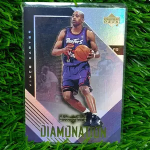 Kartu basket NBA Vince Carter Toronto Raptors 2000 Upper Deck Black Diamond Diamonation #D1