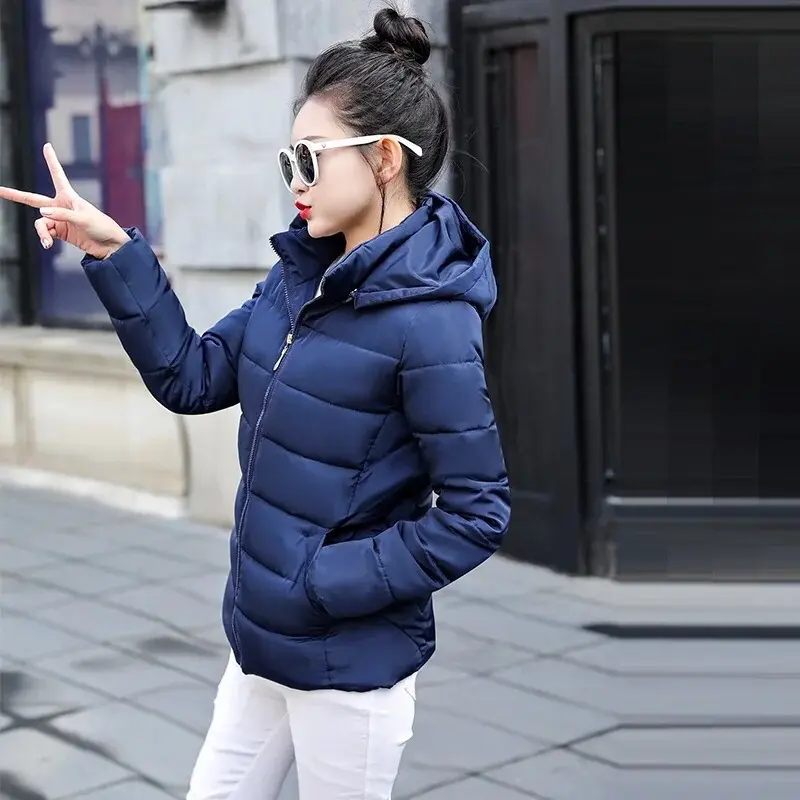 Jaket Winter Wanita Musim Dingin Casual Panjang 1