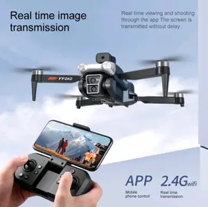 Drone Helix YY010 Brushless Dual Camera Optical Flow Baterai Remot Control