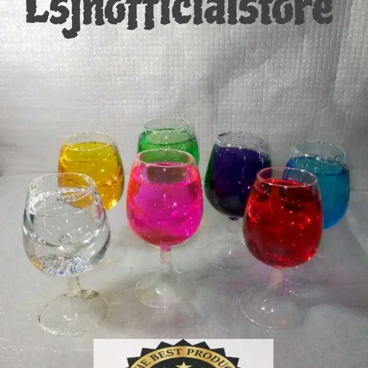 Hiasa Pajangan Prakarya Souvenir Kaca Bentuk Gelas