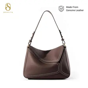 SOSIALITA Puzzle Genuine Leather Sling Bag Tas Wanita Kulit Asli