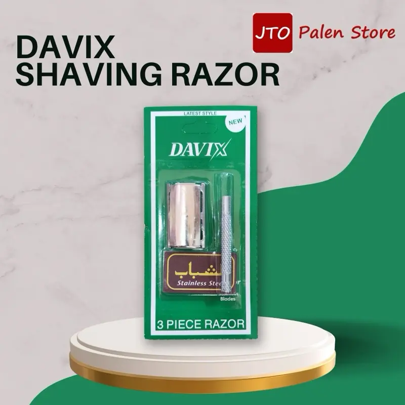 Pisau Cukur Jenggot Davix + Refil 3 PCS